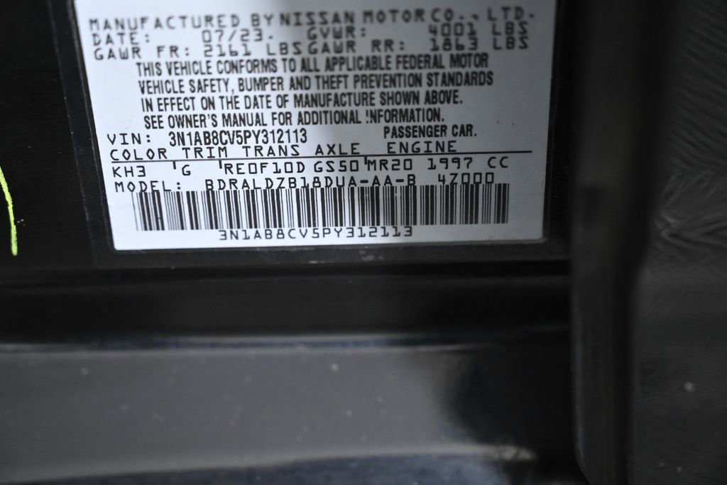 Certified 2023 Nissan Sentra SV FWD image 33