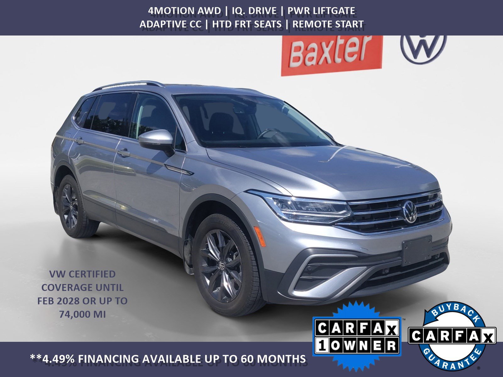 Certified 2022 Volkswagen Tiguan SE