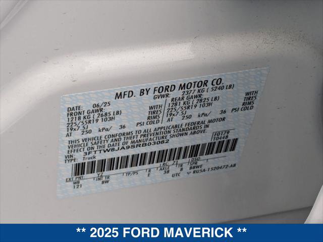 New 2025 Ford Maverick XLT w/ Black Appearance Package image 22