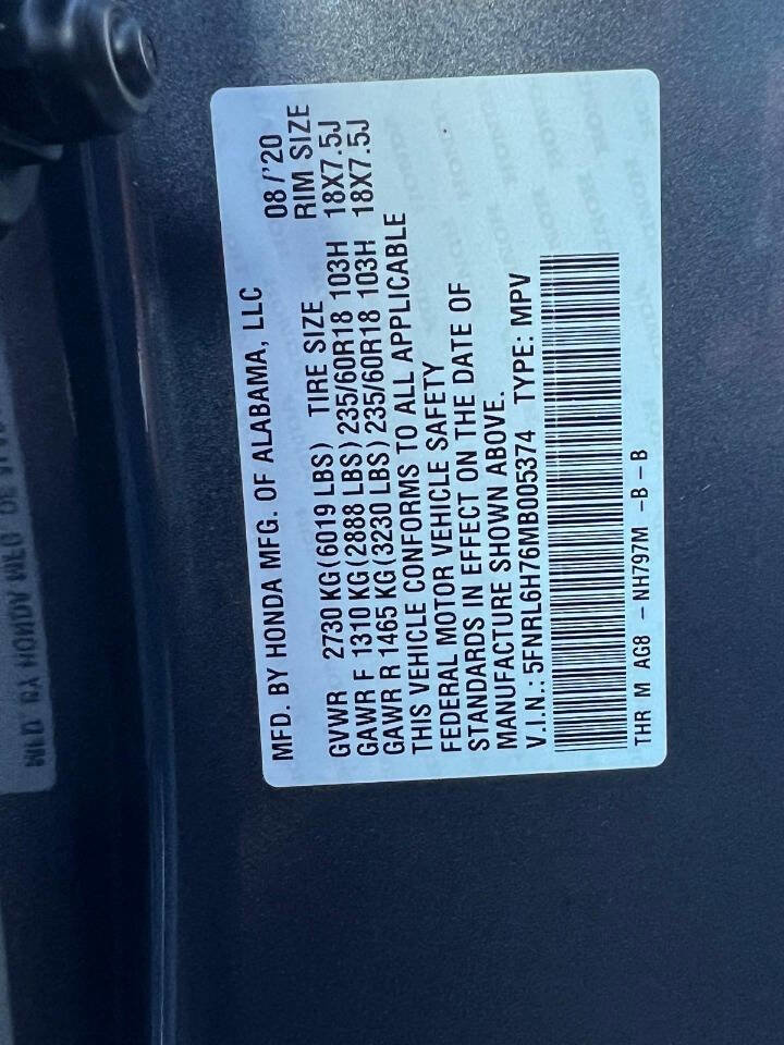 Used 2021 Honda Odyssey EX-L image 17