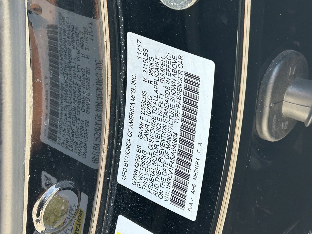 Used 2018 Honda Accord EX image 35