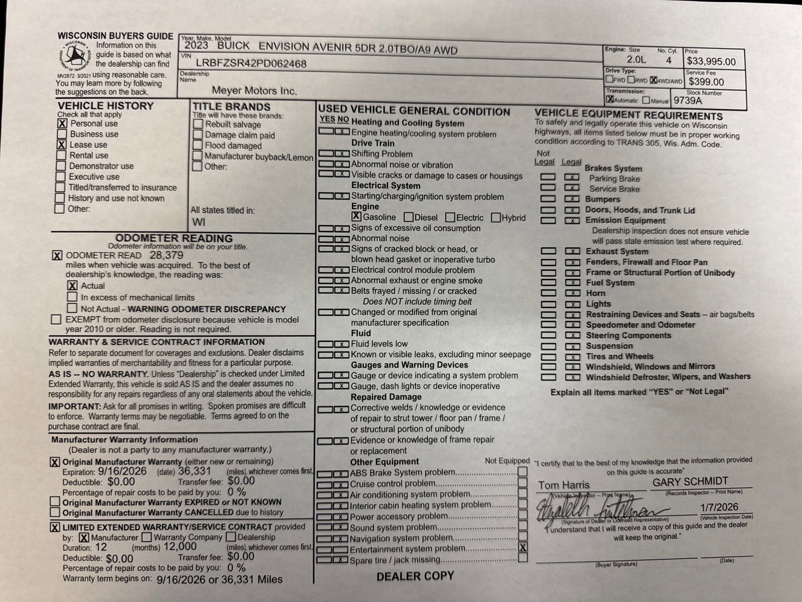 Certified 2023 Buick Envision Avenir image 32