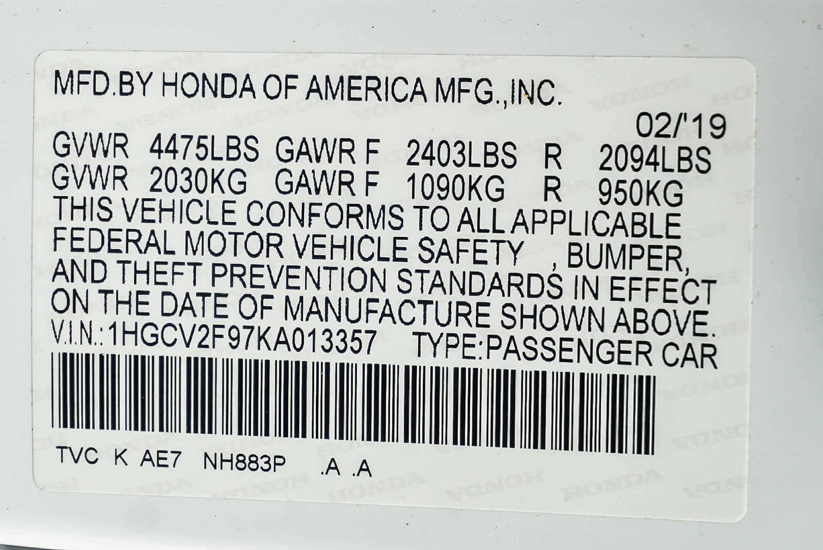 Used 2019 Honda Accord Touring image 32