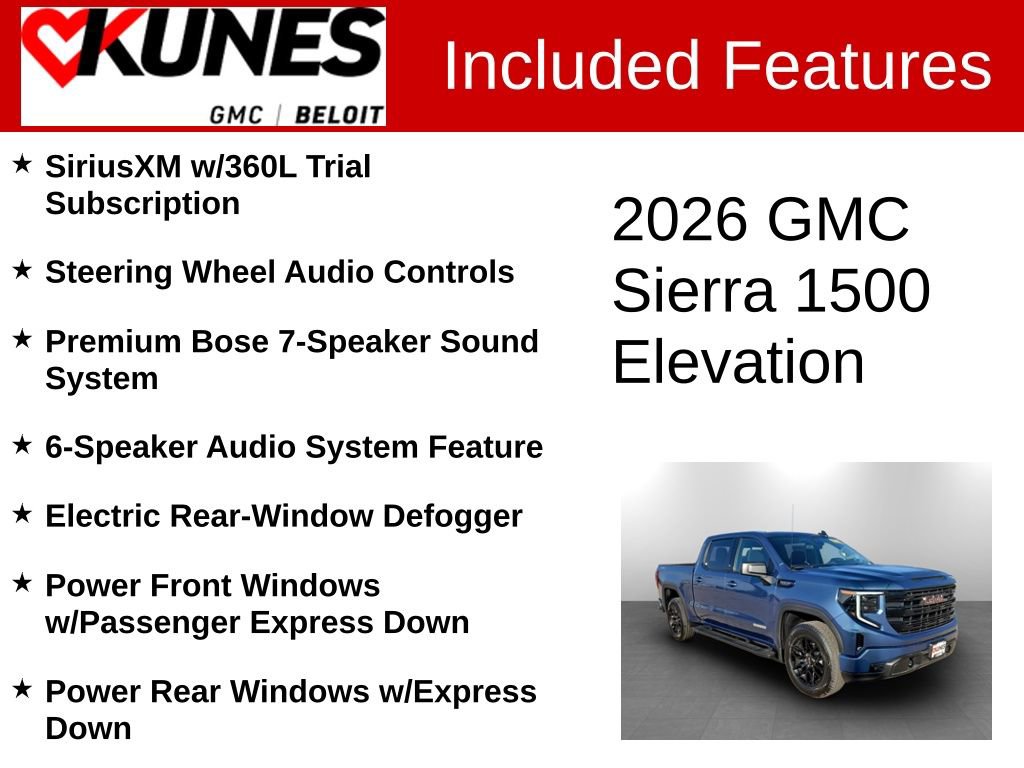 New 2026 GMC Sierra 1500 Elevation w/ Preferred Package image 3