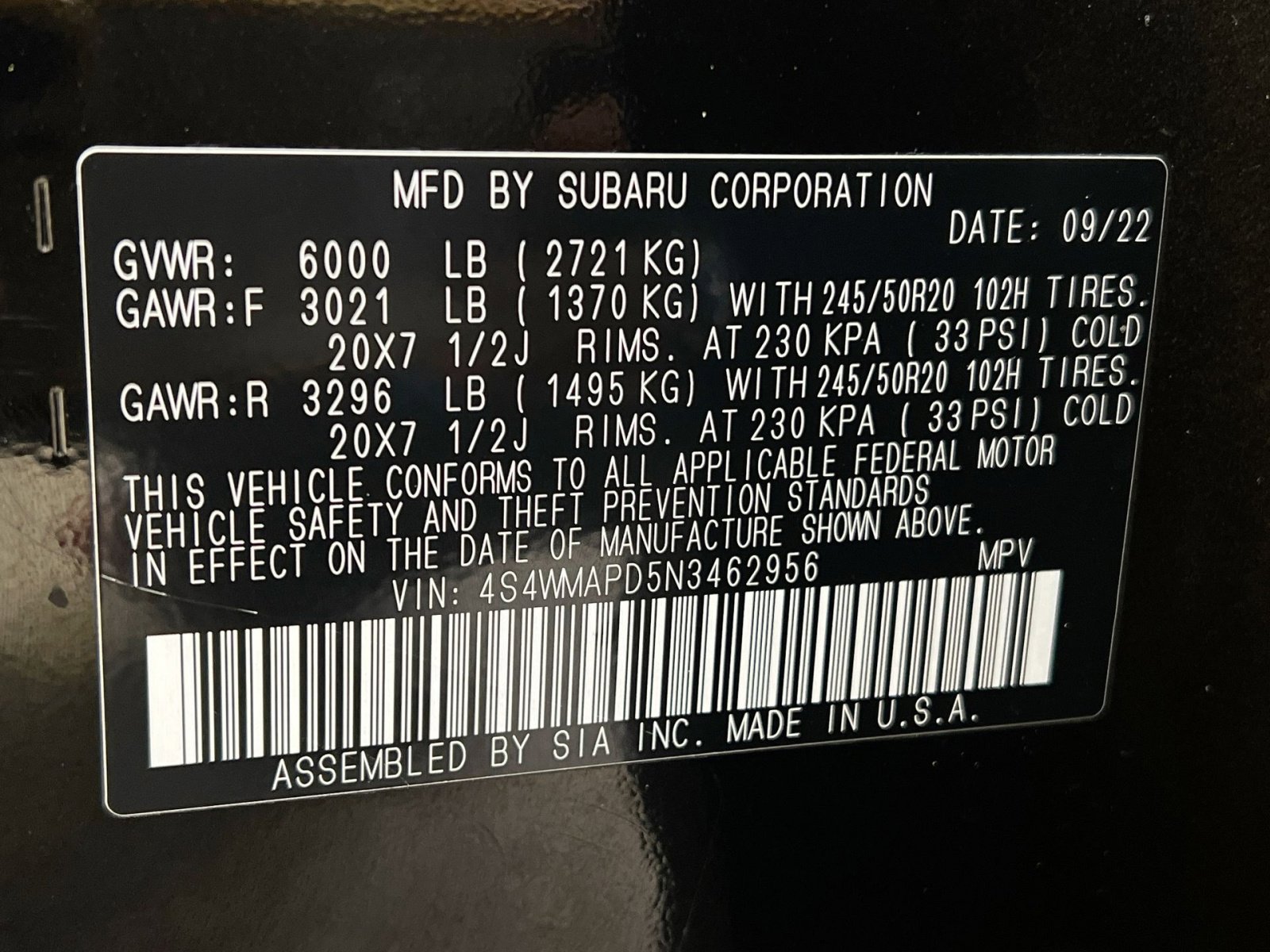 Used 2022 Subaru Ascent Limited w/ Technology Package image 35