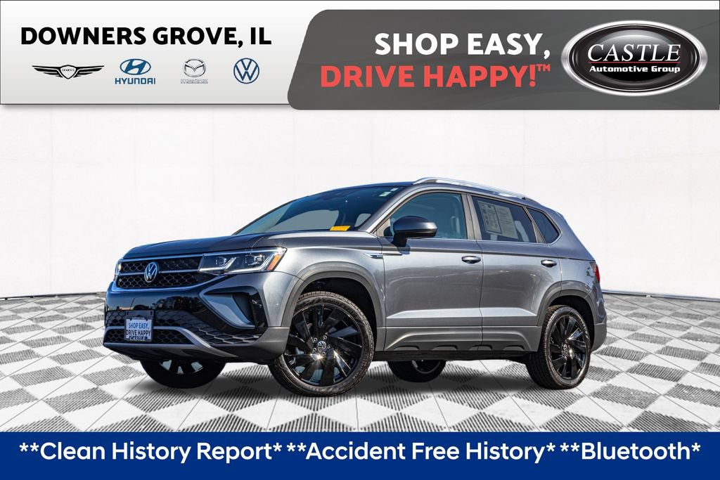 Certified 2023 Volkswagen Taos SEL w/ Black Wheel Package AWD/4WD image 1