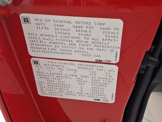 Used 1995 Chevrolet Corvette Convertible image 24