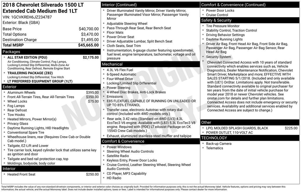 Used 2018 Chevrolet Silverado 1500 LT w/ All Star Edition image 11