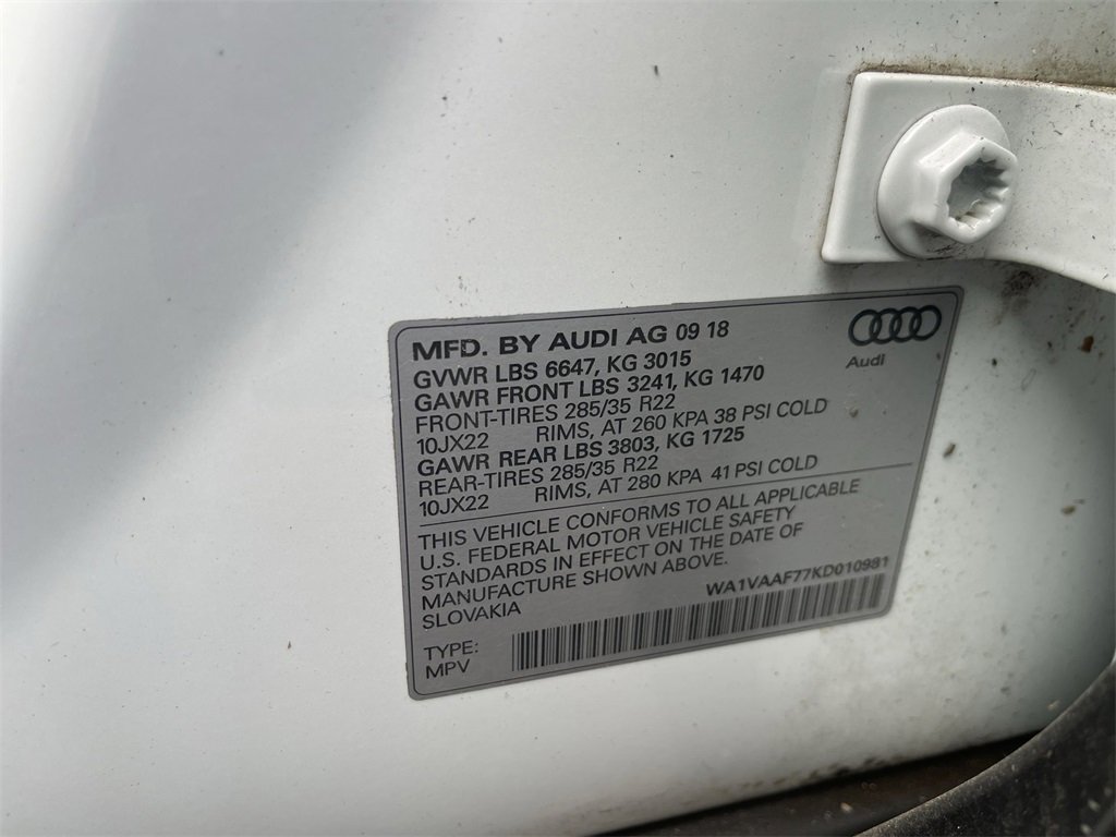 Used 2019 Audi Q7 3.0T Prestige w/ Prestige Package image 35