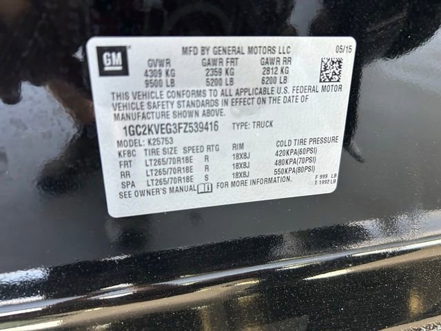 Used 2015 Chevrolet Silverado 2500 LT w/ LT Convenience Package AWD/4WD image 34
