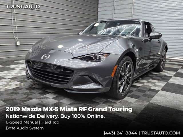 Used 2019 MAZDA MX-5 Miata RF Grand Touring w/ GT-S Package RWD image 1