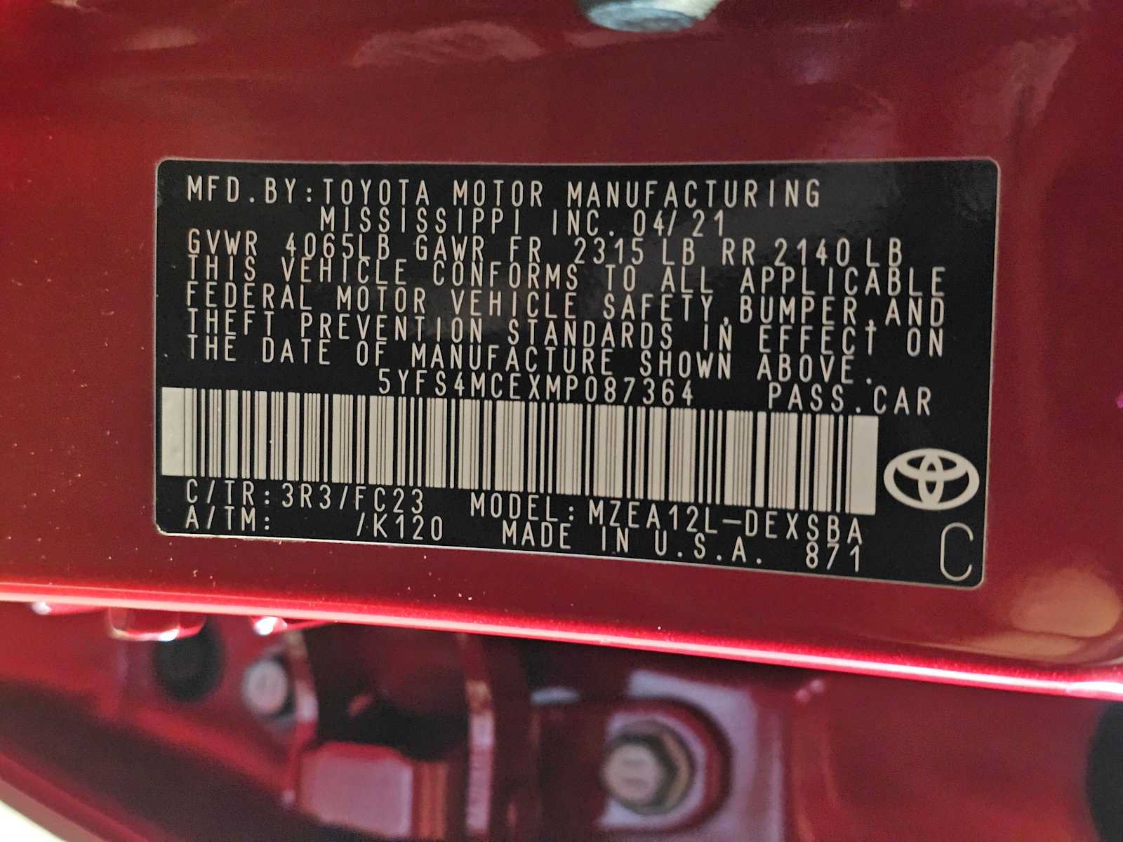 Used 2021 Toyota Corolla SE FWD image 32