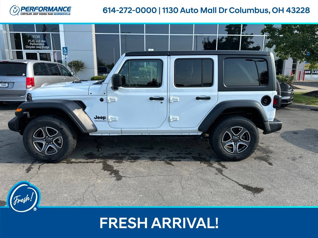 Used 2023 Jeep Wrangler Unlimited Sport w/ Uconnect 4C Nav & Sound Group AWD/4WD image 7