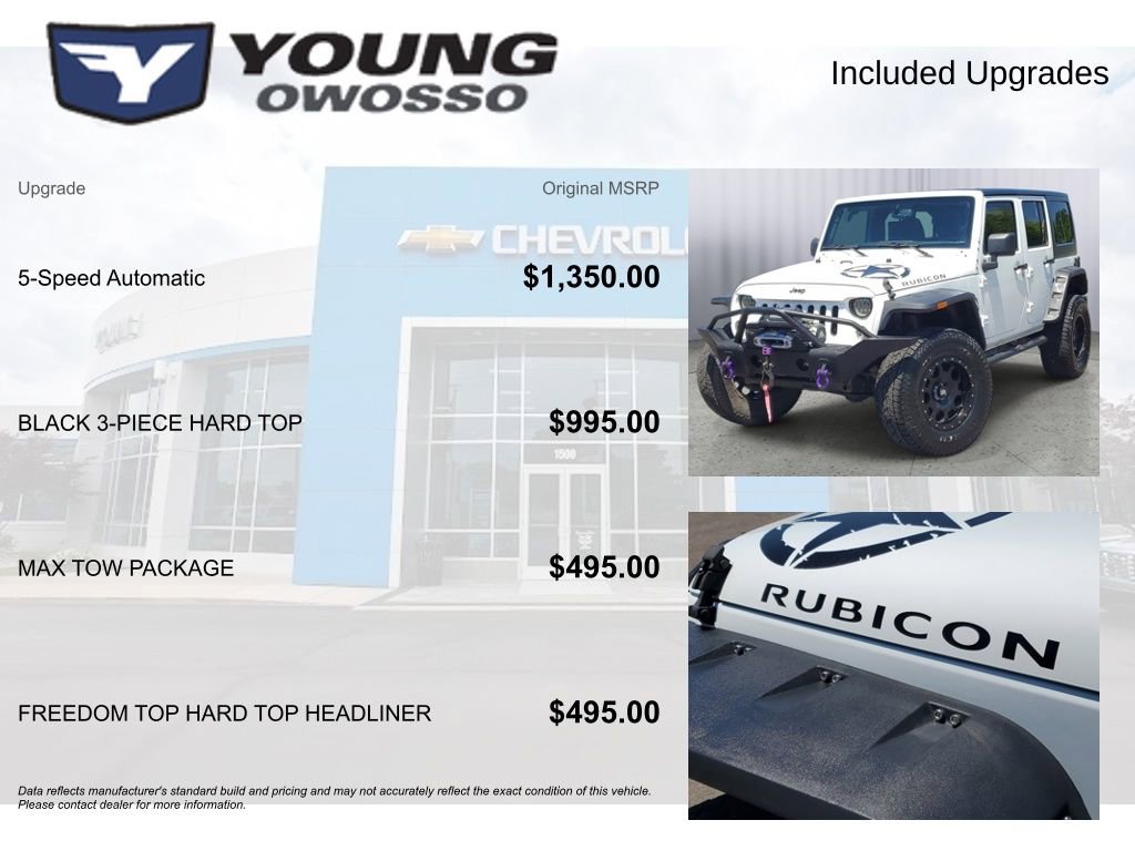 Used 2016 Jeep Wrangler Unlimited Rubicon w/ Max Tow Package AWD/4WD image 4