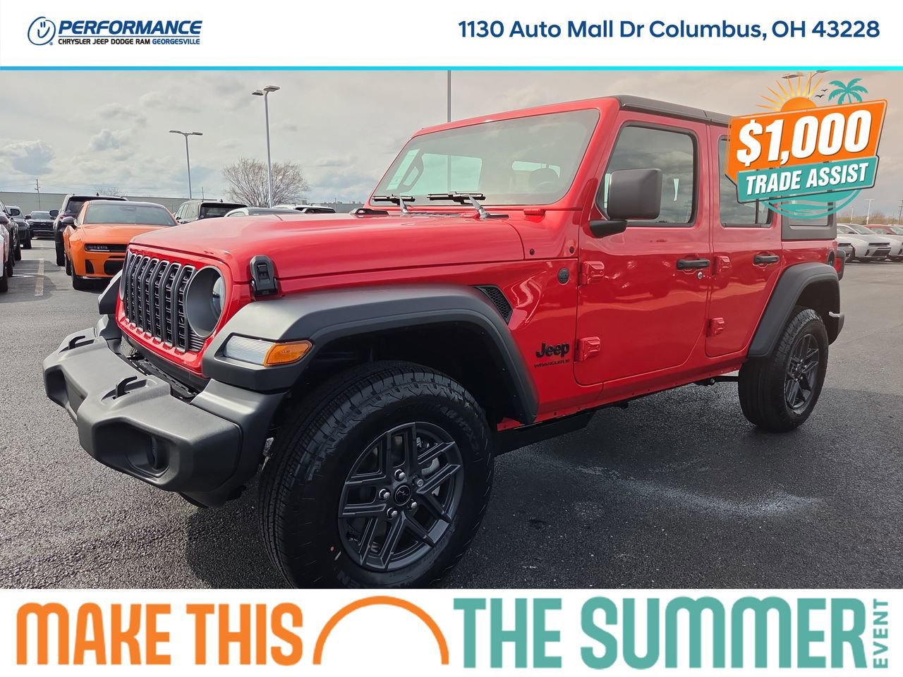 New 2026 Jeep Wrangler Unlimited Sport AWD/4WD image 3