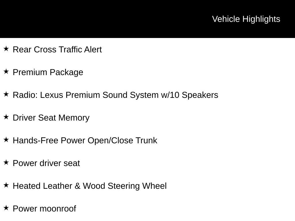 Used 2020 Lexus ES 300h w/ Premium Package FWD image 3