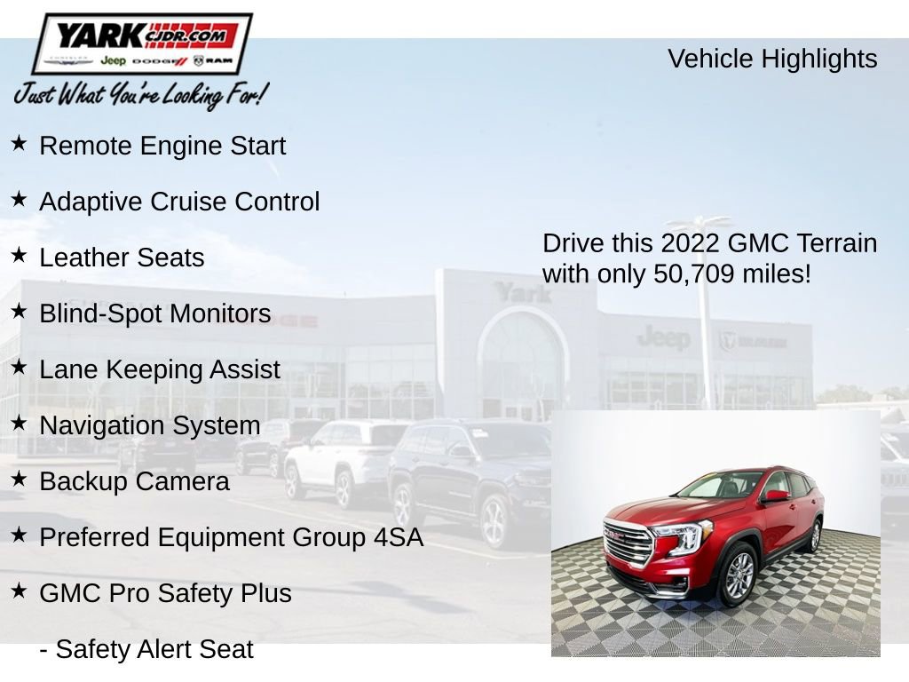 Used 2022 GMC Terrain SLT w/ Infotainment Package II image 8