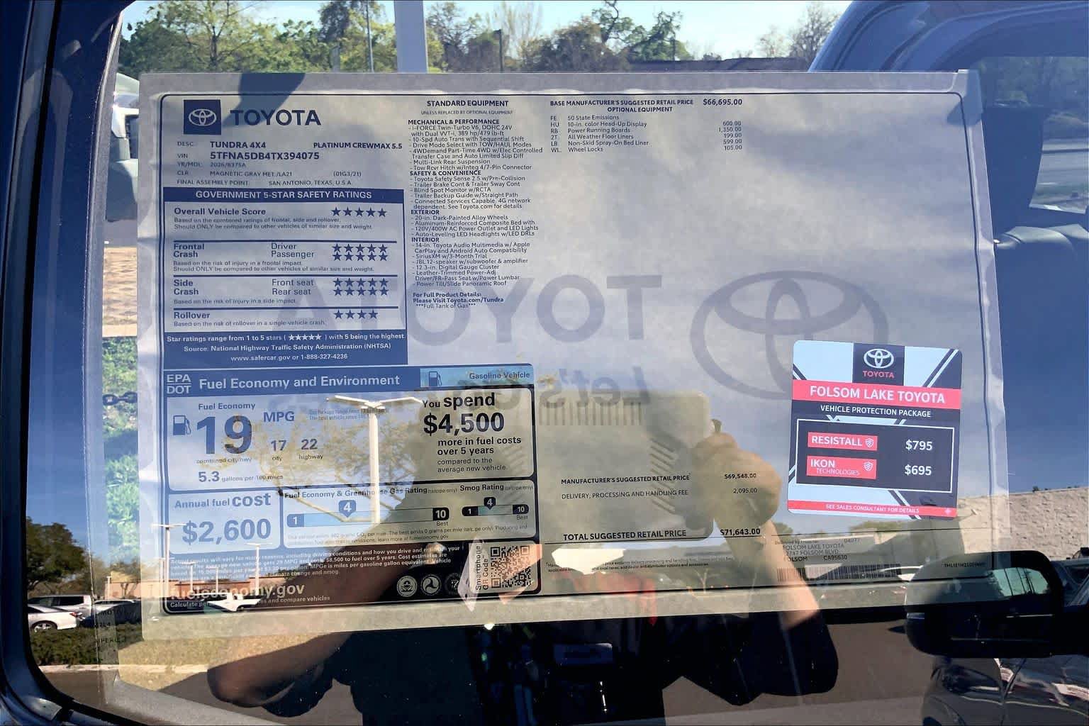New 2026 Toyota Tundra Platinum AWD/4WD image 20
