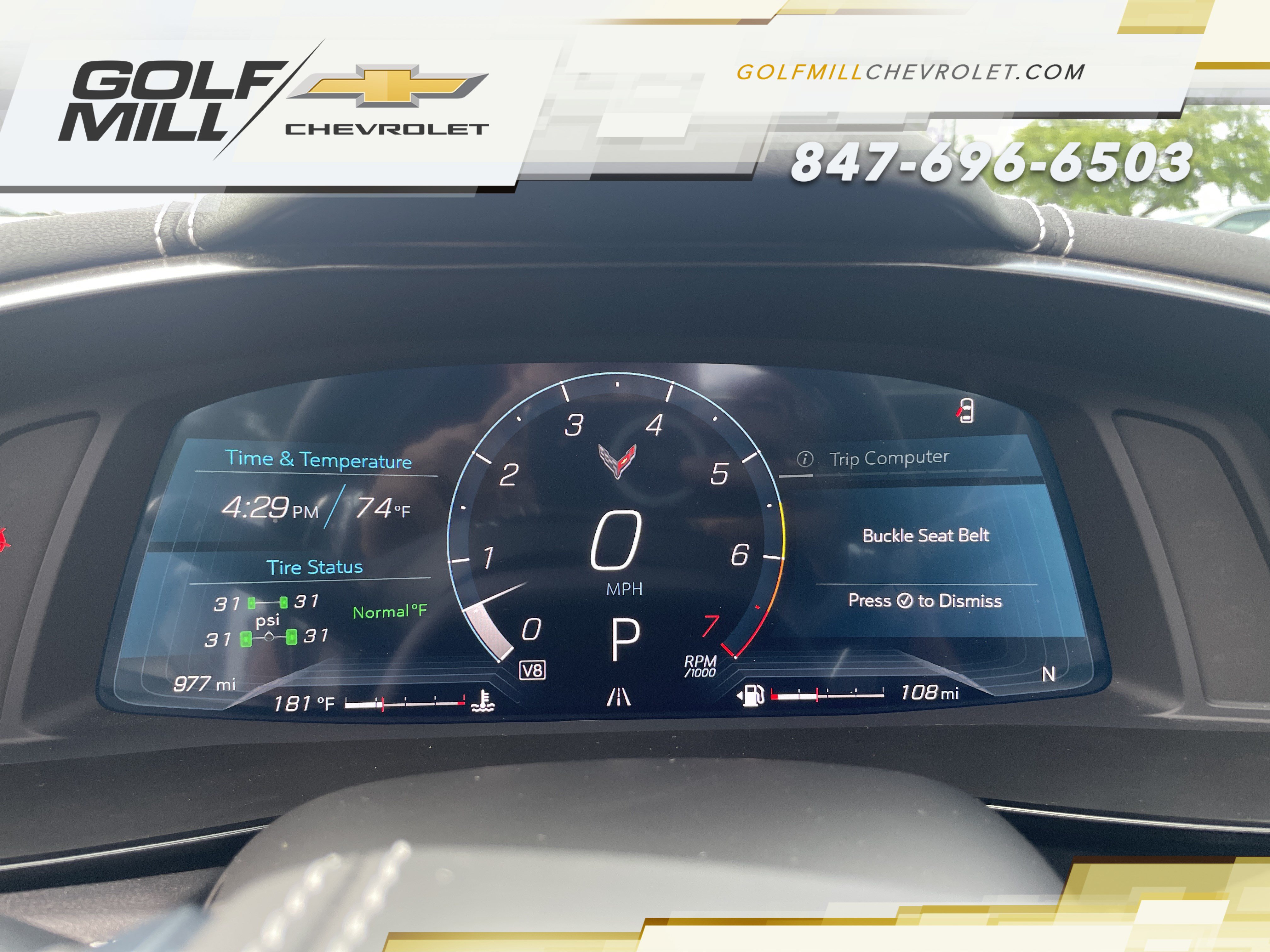 Used 2025 Chevrolet Corvette Stingray Preferred Conv w/ Stealth Interior Trim Package RWD image 19
