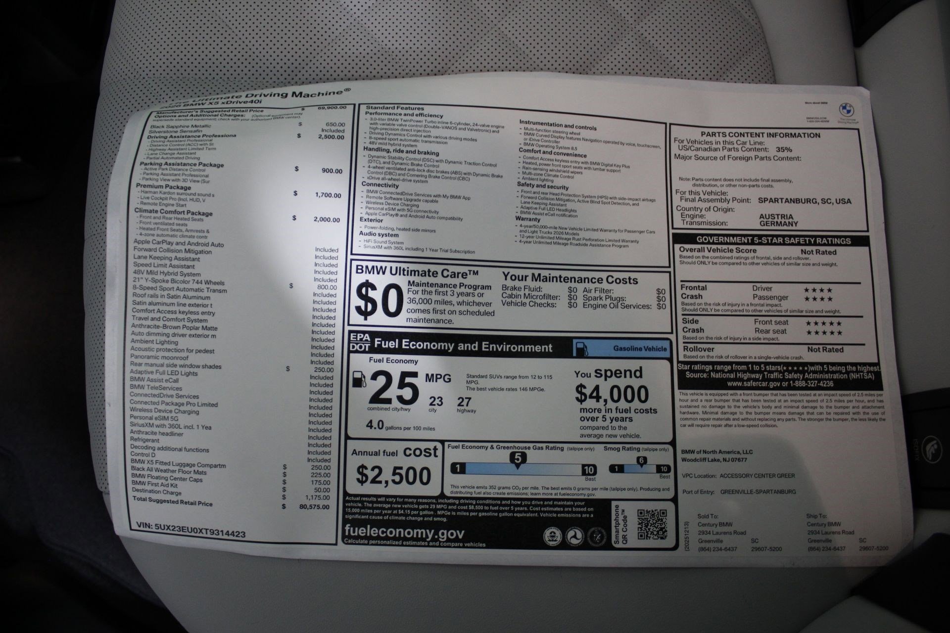 New 2026 BMW X5 xDrive40i AWD/4WD image 21