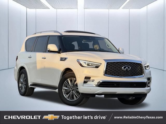 Used 2023 INFINITI QX80 Luxe w/ Cargo Package AWD/4WD video 1
