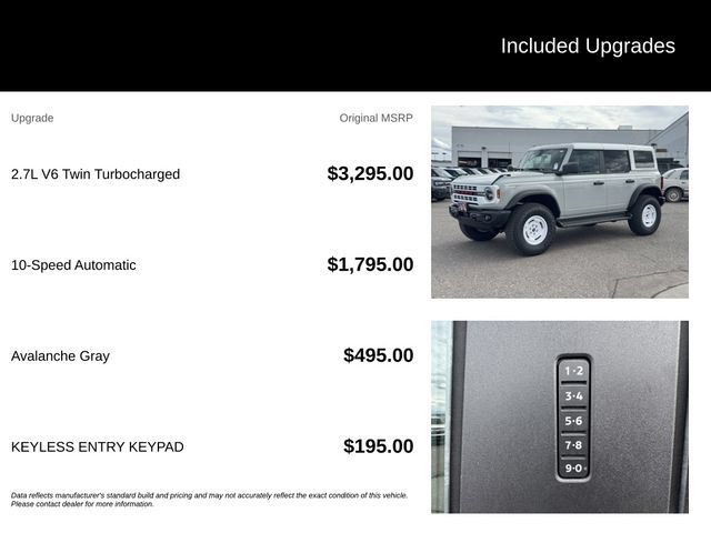 New 2026 Ford Bronco Heritage Edition AWD/4WD image 5