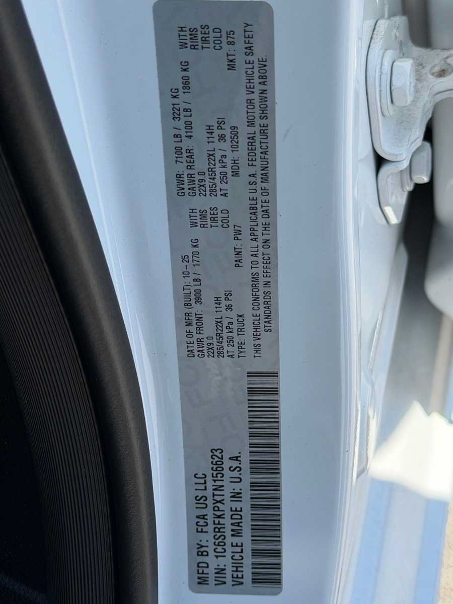 New 2026 RAM 1500 Tungsten w/ Off Road Group AWD/4WD image 37