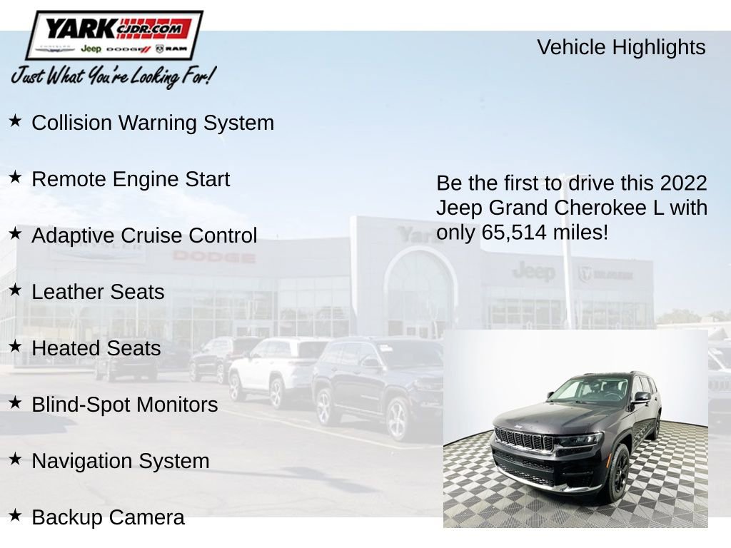 Certified 2022 Jeep Grand Cherokee L Limited image 13