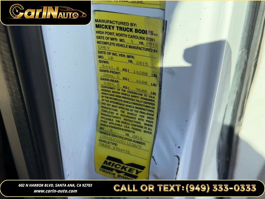 Used 2016 Chevrolet Express 4500 RWD image 15
