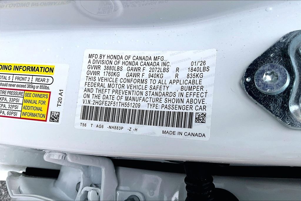 Used 2026 Honda Civic Sport image 16