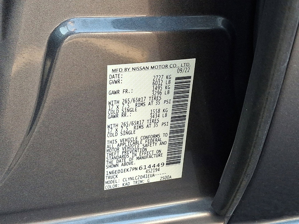 Used 2023 Nissan Frontier SV w/ SV Convenience Package image 18