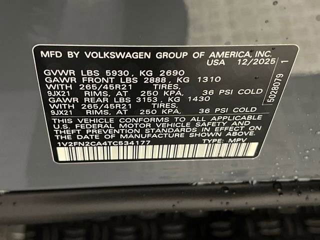 New 2026 Volkswagen Atlas SEL Premium R-Line AWD/4WD image 22