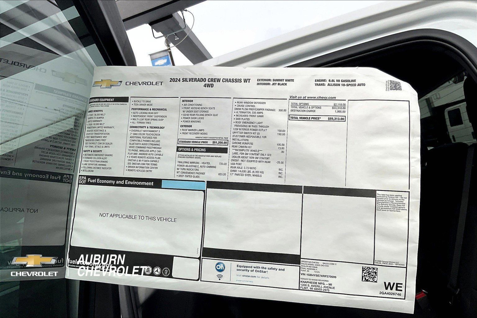 New 2024 Chevrolet Silverado 3500 W/T w/ WT Convenience Package AWD/4WD image 14