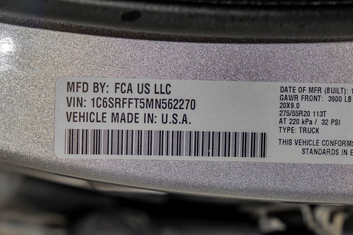 Used 2021 RAM 1500 Lone Star w/ Built-to-serve Edition image 69