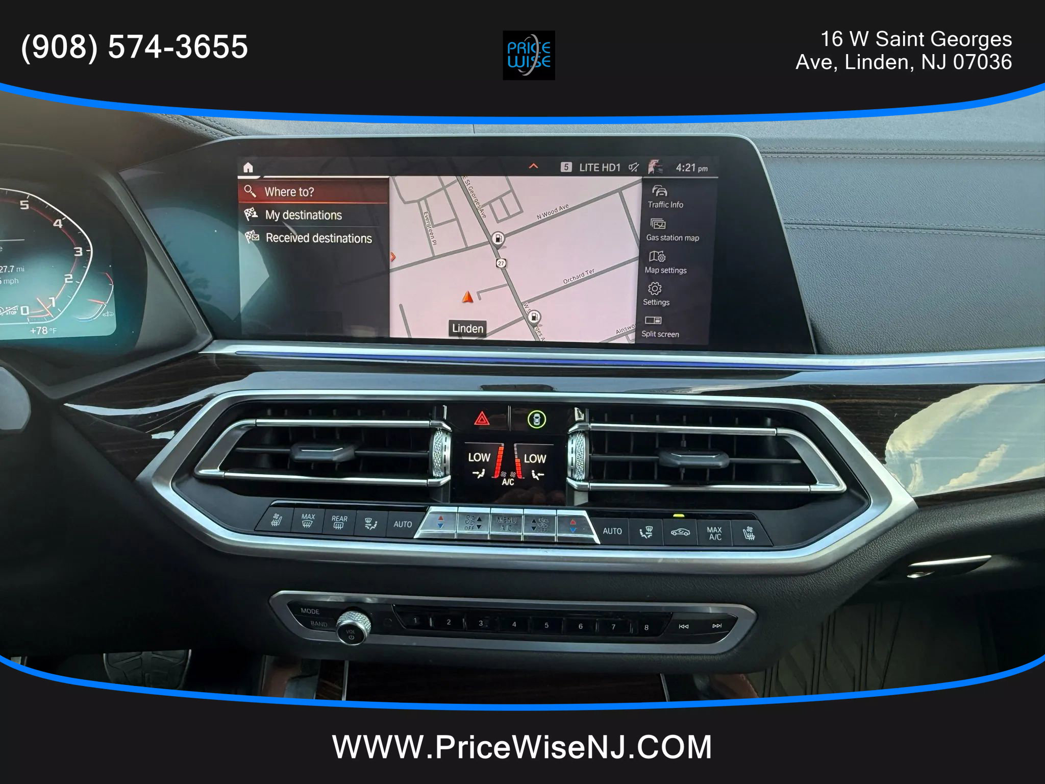 Used 2021 BMW X6 M50i w/ Executive Package image 16