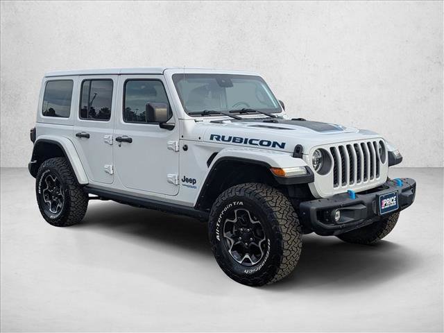 Used 2021 Jeep Wrangler Unlimited Rubicon 4xe w/ Steel Bumper Group image 3