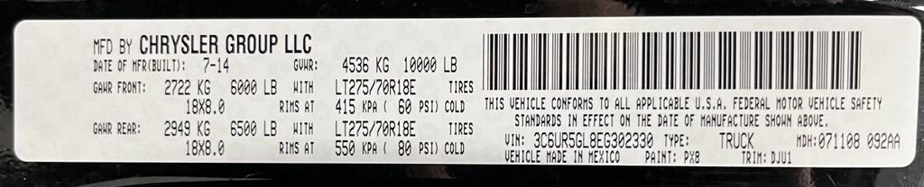 Used 2014 RAM 2500 Longhorn w/ Convenience Group AWD/4WD image 60