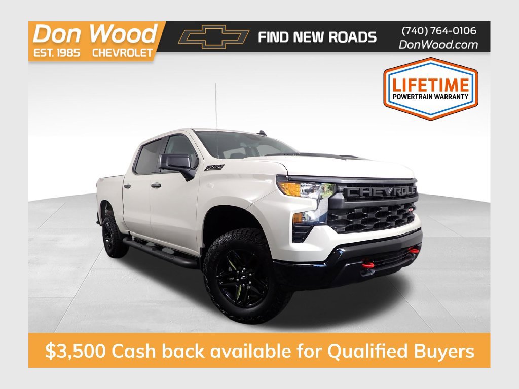 New 2026 Chevrolet Silverado 1500 Custom Trail Boss w/ LPO, Dark Essentials Package