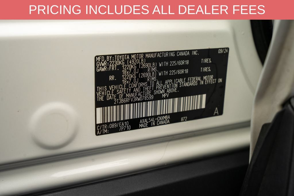 Used 2024 Toyota RAV4 XLE Premium w/ Weather Package AWD/4WD image 22