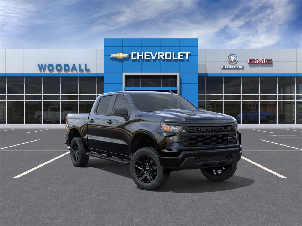 New 2026 Chevrolet Silverado 1500 Custom Trail Boss w/ Dark Appearance Package