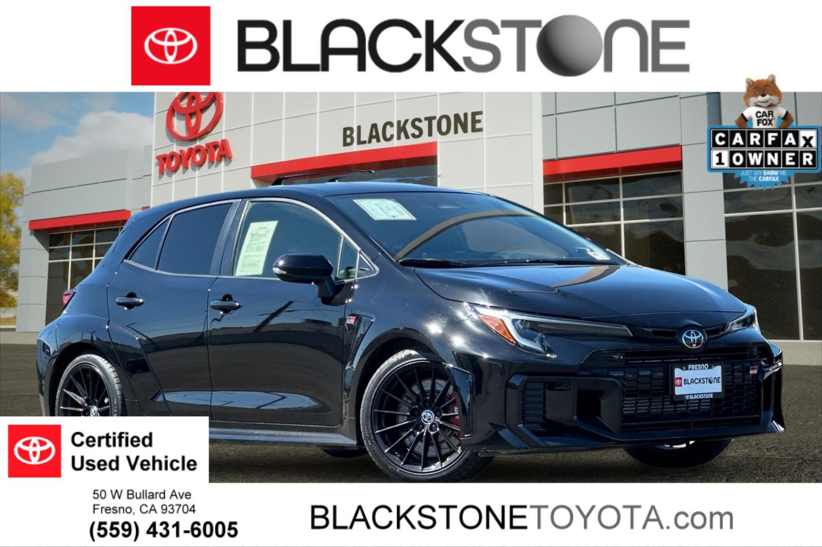 Certified 2025 Toyota Corolla GR