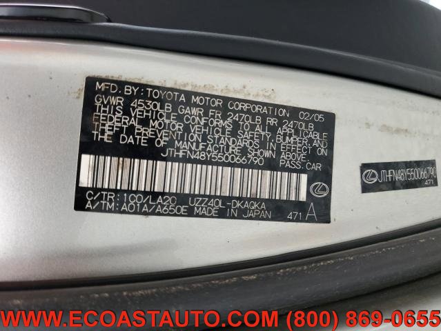 Used 2005 Lexus SC 430 Convertible image 12