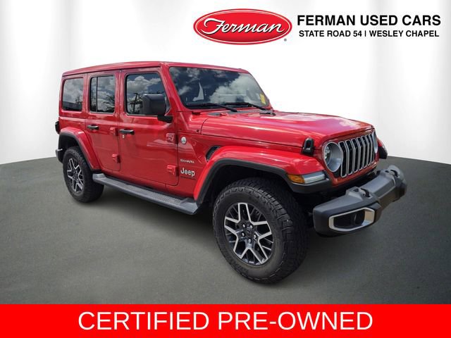 Certified 2024 Jeep Wrangler Unlimited Sahara w/ Safety Group image 1