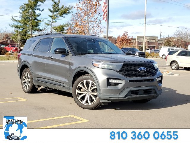 Used 2022 Ford Explorer ST-Line w/ Class IV Trailer Tow Package AWD/4WD image 1