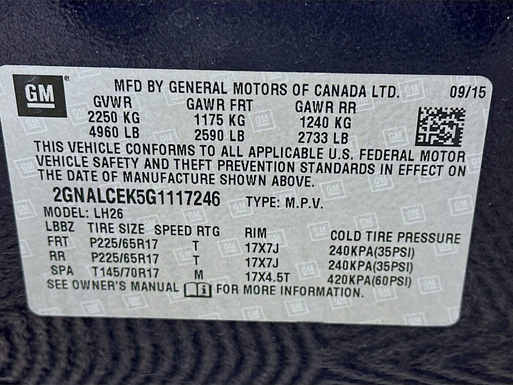 Used 2016 Chevrolet Equinox LT w/ Convenience Package image 33