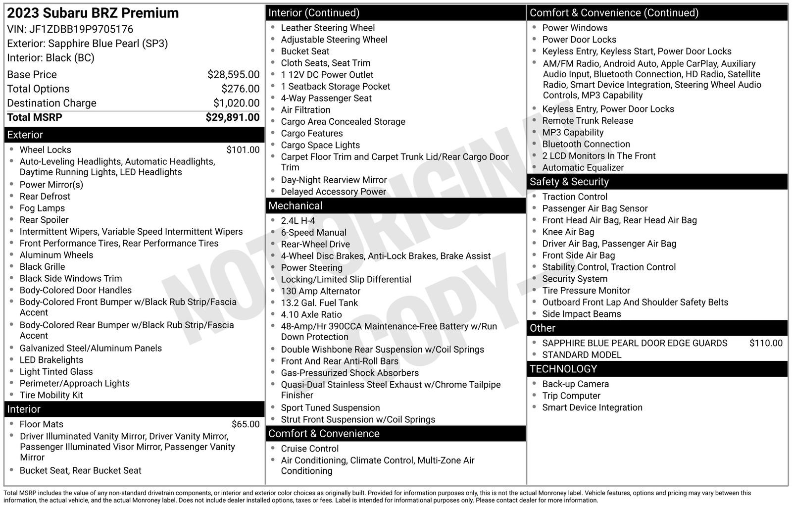 Used 2023 Subaru BRZ Premium image 36