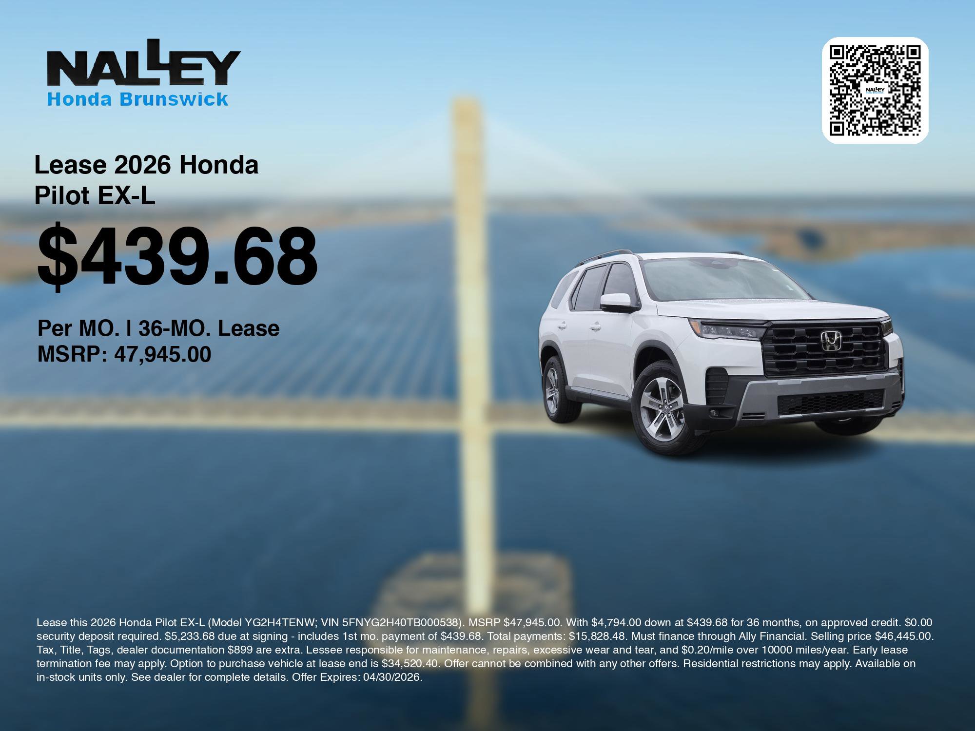 New 2026 Honda Pilot EX-L image 3