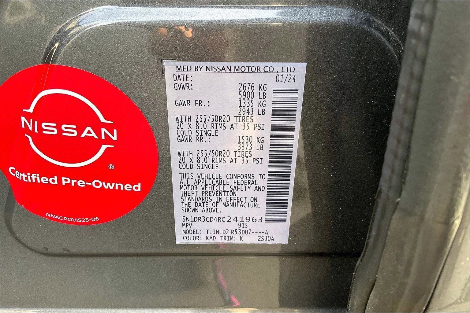 Certified 2024 Nissan Pathfinder SL w/ SL Premium Package image 36