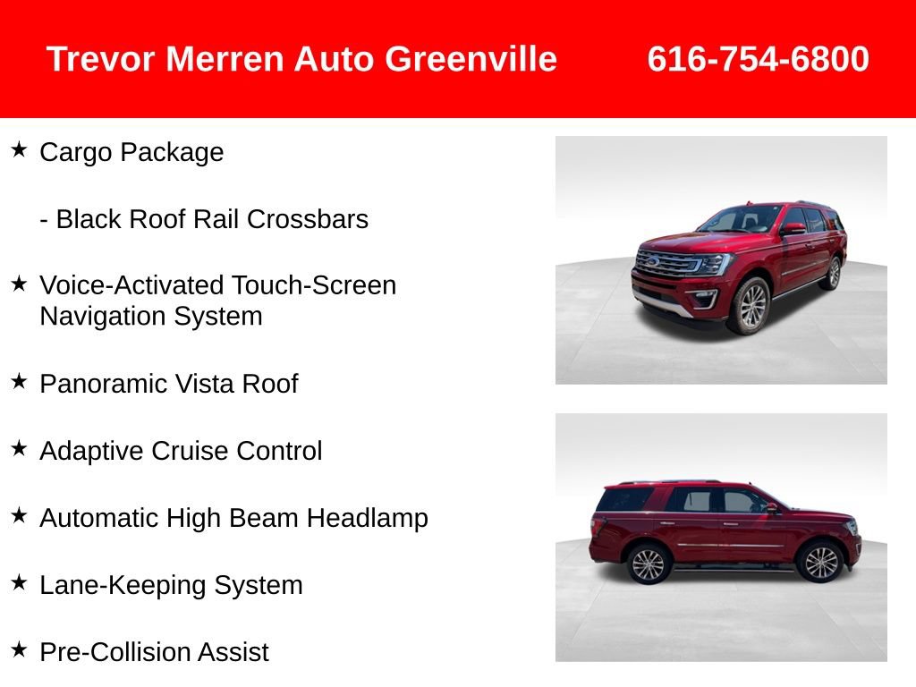 Used 2018 Ford Expedition Limited w/ Equipment Group 301A AWD/4WD image 32