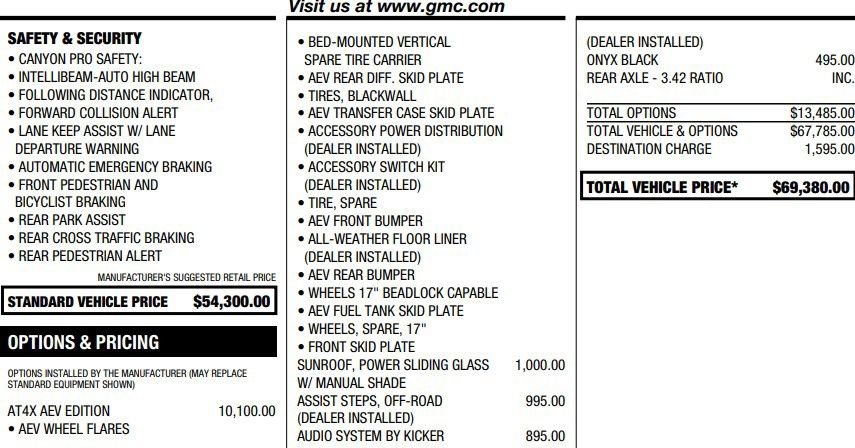 Certified 2024 GMC Canyon AT4X w/ AT4X AEV Edition AWD/4WD image 2